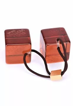 Pre-loved Louis Vuitton Hair Tie Cubes, Brown Color, No Box -Louis Vuitton Shop louis vuitton 0574 6127936 3