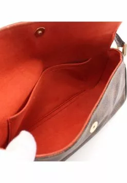 Pre-loved LOUIS VUITTON Recoleta Black Checkered Handbag PVC Genuine Leather Brown -Louis Vuitton Shop louis vuitton 2367 5129436 3