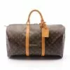 Pre-loved LOUIS VUITTON Keepall50 Classic Monogram Duffle Bag PVC Genuine Leather Brown 2 Pre-loved LOUIS VUITTON Keepall50 Classic Monogram Duffle Bag PVC Genuine Leather Brown -Louis Vuitton Shop louis vuitton 2384 9819436 1