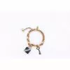 Pre-Loved Louis Vuitton Enamel Lock & Key Charm Bracelet (M75435) (TE0154), long 17cm to 21cm, diameter 4.5cm to 5.8cm, no Dust Cover -Louis Vuitton Shop louis vuitton 4256 2279116 1