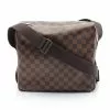 Pre-loved LOUIS VUITTON Naviglio Black chessboard Shoulder Bag PVC Genuine Leather Brown -Louis Vuitton Shop louis vuitton 4920 7518736 1
