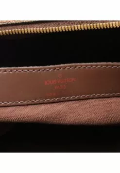 Pre-loved LOUIS VUITTON Naviglio Black chessboard Shoulder Bag PVC Genuine Leather Brown -Louis Vuitton Shop louis vuitton 4920 7518736 4