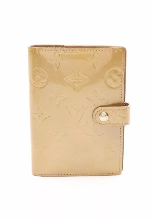 Pre-loved LOUIS VUITTON Agenda PM monogram patent leather Light brown notebook cover Genuine Leather Beige -Louis Vuitton Shop louis vuitton 4935 6468736 1