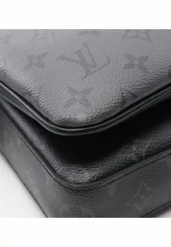 Pre-loved LOUIS VUITTON TRIO Classic Monogram Eclipse Shoulder Bag PVC Genuine Leather Black Grey 3 sets -Louis Vuitton Shop louis vuitton 4936 0618736 5