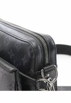 Pre-loved LOUIS VUITTON TRIO Classic Monogram Eclipse Shoulder Bag PVC Genuine Leather Black Grey 3 sets -Louis Vuitton Shop louis vuitton 4936 0618736 6