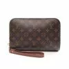 Pre-loved LOUIS VUITTON Orsay Classic Monogram clutch PVC Genuine Leather Brown -Louis Vuitton Shop louis vuitton 5090 8292936 1