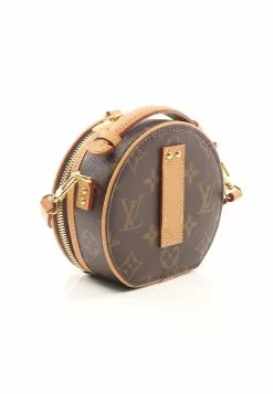 Pre-loved LOUIS VUITTON Mini Boite CHAPEAU Classic Monogram Handbag PVC Genuine Leather Brown 2 Way Style 7 Pre-loved LOUIS VUITTON Mini Boite CHAPEAU Classic Monogram Handbag PVC Genuine Leather Brown 2 Way Style -Louis Vuitton Shop louis vuitton 5157 6913936 2