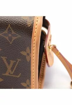Pre-loved LOUIS VUITTON Popincourt Haut Classic Monogram Handbag PVC Genuine Leather Brown -Louis Vuitton Shop louis vuitton 5166 6413936 7