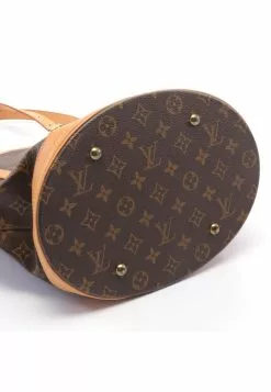 Pre-loved LOUIS VUITTON Bucket GM Classic Monogram Shoulder Bag PVC Genuine Leather Brown -Louis Vuitton Shop louis vuitton 5177 4913936 8