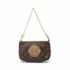 Pre-loved LOUIS VUITTON T&B Mini Pochette Accessoires Classic Monogram Chain Handbag PVC Genuine Leather Brown -Louis Vuitton Shop louis vuitton 5183 6813936 1