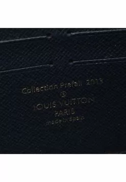 Pre-loved LOUIS VUITTON Checkered Rounded corner zipper long Wallet PVC Brown Blue -Louis Vuitton Shop louis vuitton 5184 0713936 4