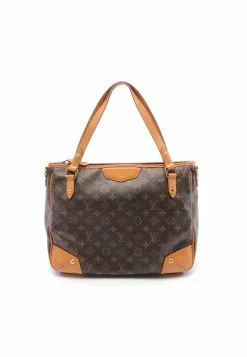 Pre-loved LOUIS VUITTON Estrela MM Classic Monogram Shoulder Bag Tote Bag PVC Genuine Leather Brown