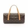 Pre-loved LOUIS VUITTON Sonatine Classic Monogram Handbag PVC Genuine Leather Brown