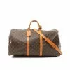 Pre-loved LOUIS VUITTON Keepall Bandouliere60 Classic Monogram Duffle Bag PVC Genuine Leather Brown 2 Way Style -Louis Vuitton Shop louis vuitton 5195 3913936 1
