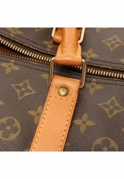 Pre-loved LOUIS VUITTON Keepall Bandouliere60 Classic Monogram Duffle Bag PVC Genuine Leather Brown 2 Way Style -Louis Vuitton Shop louis vuitton 5196 3913936 7