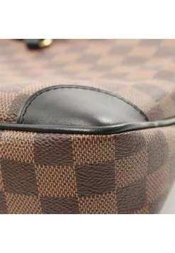 Pre-loved LOUIS VUITTON Odeon NM PM Black checkerboard grid Shoulder Bag PVC Genuine Leather Brown Black -Louis Vuitton Shop louis vuitton 5201 2353936 5