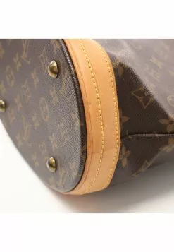 Pre-loved LOUIS VUITTON Bucket PM Classic Monogram Handbag PVC Genuine Leather Brown -Louis Vuitton Shop louis vuitton 5211 0553936 5
