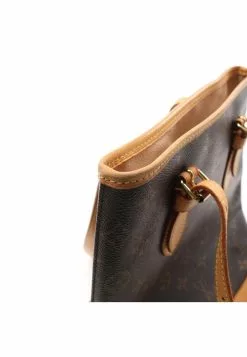 Pre-loved LOUIS VUITTON Bucket PM Classic Monogram Handbag PVC Genuine Leather Brown -Louis Vuitton Shop louis vuitton 5211 0553936 7