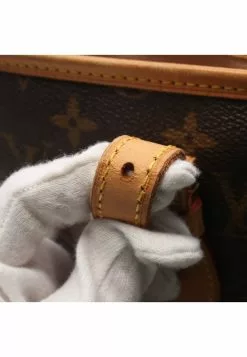 Pre-loved LOUIS VUITTON Bucket PM Classic Monogram Handbag PVC Genuine Leather Brown -Louis Vuitton Shop louis vuitton 5211 0553936 8