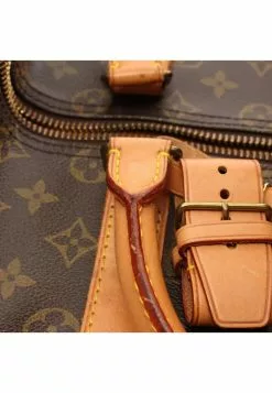Pre-loved LOUIS VUITTON Keepall45 Classic Monogram Duffle Bag PVC Genuine Leather Brown -Louis Vuitton Shop louis vuitton 5211 6653936 7