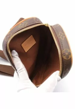 Pre-loved LOUIS VUITTON Pochette Gange Classic Monogram handcarry bag PVC Genuine Leather Brown -Louis Vuitton Shop louis vuitton 5217 9353936 3