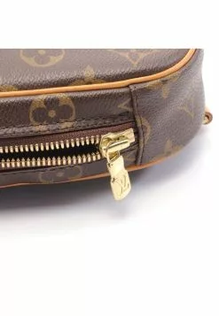Pre-loved LOUIS VUITTON Pochette Gange Classic Monogram handcarry bag PVC Genuine Leather Brown -Louis Vuitton Shop louis vuitton 5217 9353936 5
