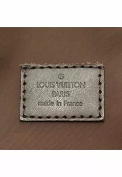 Pre-loved LOUIS VUITTON Mesajeje Damier GEANT large square Black Canvas Shoulder Bag Genuine Leather Black -Louis Vuitton Shop louis vuitton 5217 9453936 4