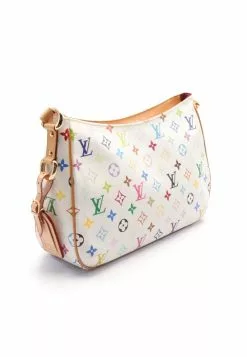Pre-loved LOUIS VUITTON Lodge GM Classic Monogram multi white Shoulder Bag PVC Genuine Leather white -Louis Vuitton Shop louis vuitton 5219 8453936 2