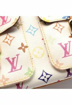 Pre-loved LOUIS VUITTON Lodge GM Classic Monogram multi white Shoulder Bag PVC Genuine Leather white -Louis Vuitton Shop louis vuitton 5219 8453936 5