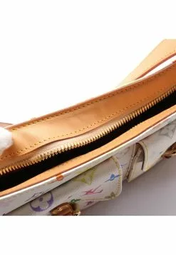 Pre-loved LOUIS VUITTON Lodge GM Classic Monogram multi white Shoulder Bag PVC Genuine Leather white -Louis Vuitton Shop louis vuitton 5220 8453936 7