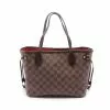 Pre-loved LOUIS VUITTON Neverfull PM Black checkerboard grid Handbag Tote Bag PVC Genuine Leather Brown -Louis Vuitton Shop louis vuitton 5223 7653936 1