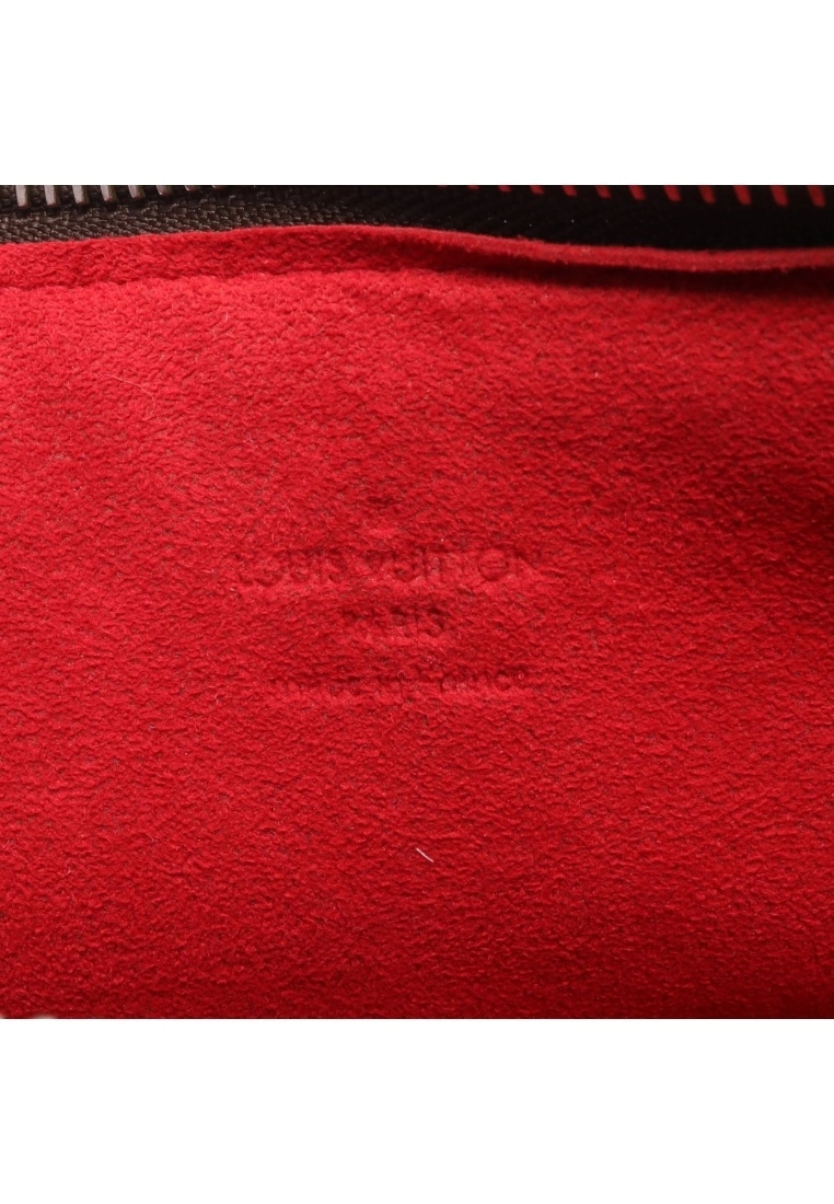 Pre-loved LOUIS VUITTON Highbury Black checkerboard grid Shoulder Bag PVC Genuine Leather Brown 6 Pre-loved LOUIS VUITTON Highbury Black checkerboard grid Shoulder Bag PVC Genuine Leather Brown - Image 4