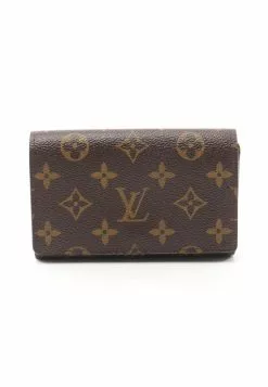 Pre-loved LOUIS VUITTON Porte-monnaie billet Terosr Classic Monogram Bi-fold Wallet PVC Genuine Leather Brown