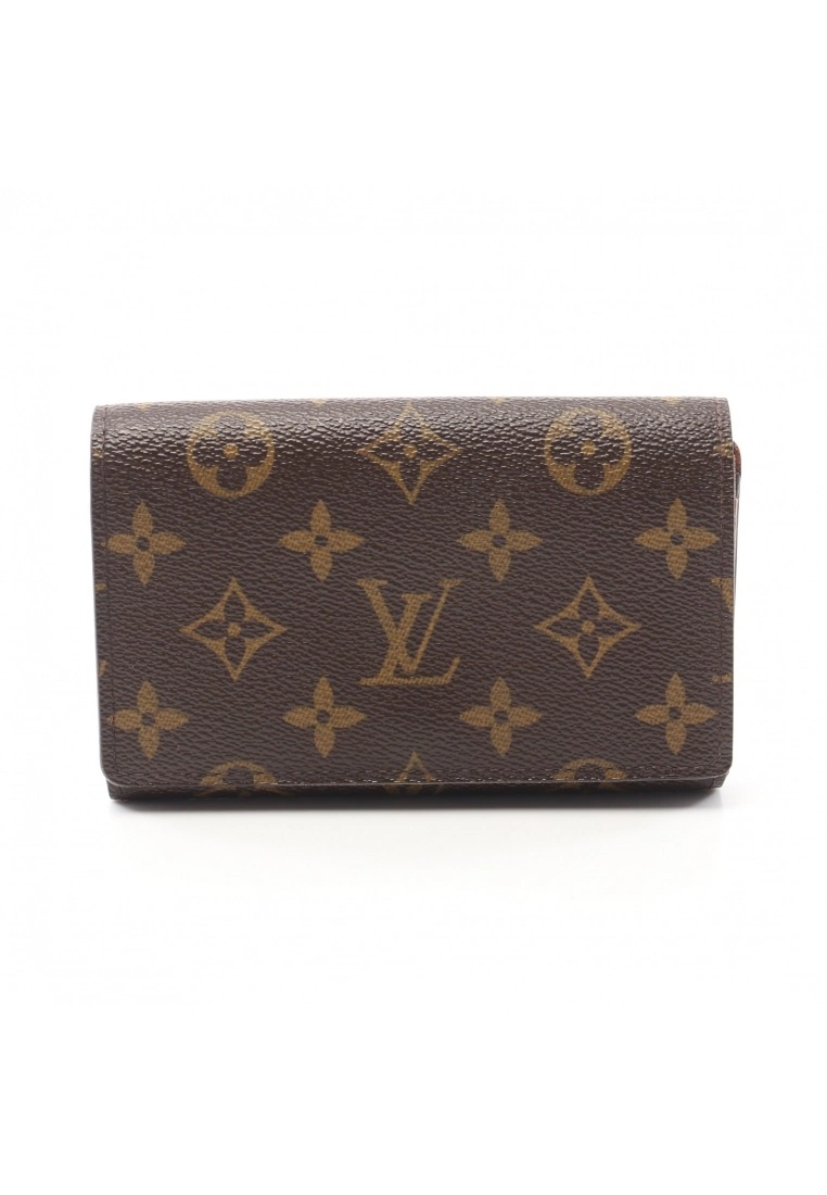 Pre-loved LOUIS VUITTON Porte-monnaie billet Terosr Classic Monogram Bi-fold Wallet PVC Genuine Leather Brown 3 Pre-loved LOUIS VUITTON Porte-monnaie billet Terosr Classic Monogram Bi-fold Wallet PVC Genuine Leather Brown
