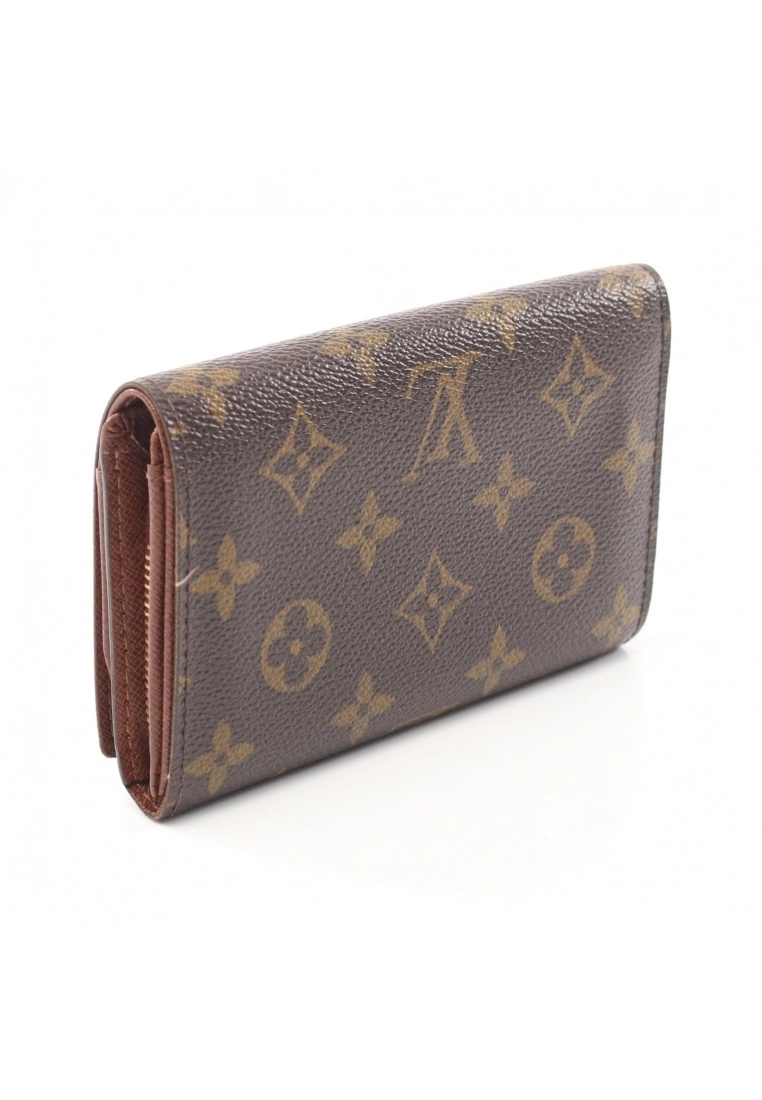 Pre-loved LOUIS VUITTON Porte-monnaie billet Terosr Classic Monogram Bi-fold Wallet PVC Genuine Leather Brown 4 Pre-loved LOUIS VUITTON Porte-monnaie billet Terosr Classic Monogram Bi-fold Wallet PVC Genuine Leather Brown - Image 2