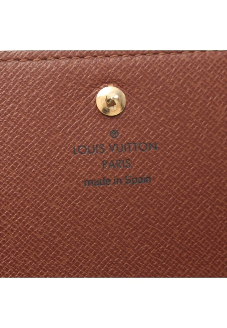 Pre-loved LOUIS VUITTON Porte-monnaie billet Terosr Classic Monogram Bi-fold Wallet PVC Genuine Leather Brown 6 Pre-loved LOUIS VUITTON Porte-monnaie billet Terosr Classic Monogram Bi-fold Wallet PVC Genuine Leather Brown - Image 4