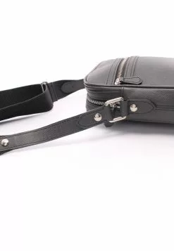 Pre-loved LOUIS VUITTON Dimitri Fine grain dark grey Genuine Leather Shoulder Bag Black -Louis Vuitton Shop louis vuitton 5244 0376936 5