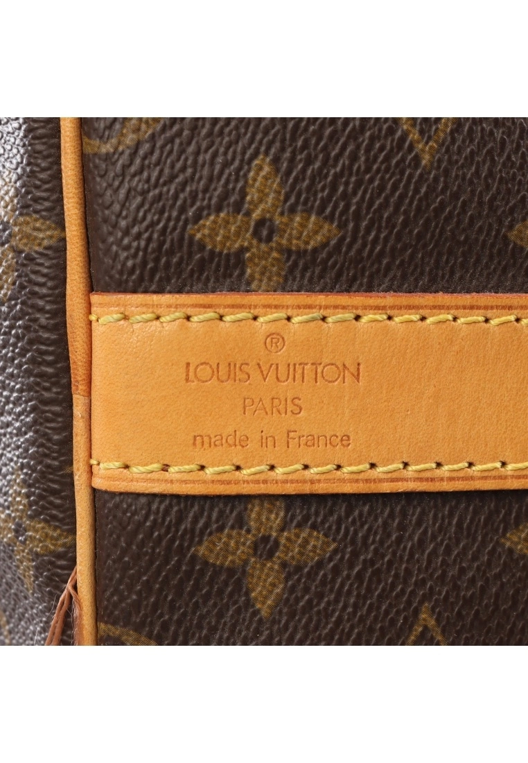 Pre-loved LOUIS VUITTON Keepall Bandouliere60 Classic Monogram Duffle Bag PVC Genuine Leather Brown 2 Way Style 7 Pre-loved LOUIS VUITTON Keepall Bandouliere60 Classic Monogram Duffle Bag PVC Genuine Leather Brown 2 Way Style - Image 5