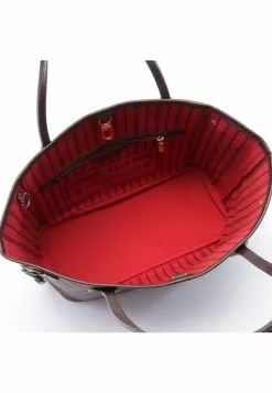 Pre-loved LOUIS VUITTON Neverfull PM Black checkerboard grid Handbag Tote Bag PVC Genuine Leather Brown 11 Pre-loved LOUIS VUITTON Neverfull PM Black checkerboard grid Handbag Tote Bag PVC Genuine Leather Brown -Louis Vuitton Shop louis vuitton 5246 9396936 3