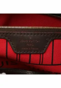 Pre-loved LOUIS VUITTON Neverfull PM Black checkerboard grid Handbag Tote Bag PVC Genuine Leather Brown 12 Pre-loved LOUIS VUITTON Neverfull PM Black checkerboard grid Handbag Tote Bag PVC Genuine Leather Brown -Louis Vuitton Shop louis vuitton 5246 9396936 4