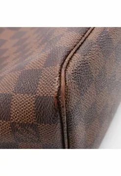 Pre-loved LOUIS VUITTON Neverfull PM Black checkerboard grid Handbag Tote Bag PVC Genuine Leather Brown 14 Pre-loved LOUIS VUITTON Neverfull PM Black checkerboard grid Handbag Tote Bag PVC Genuine Leather Brown -Louis Vuitton Shop louis vuitton 5246 9396936 6