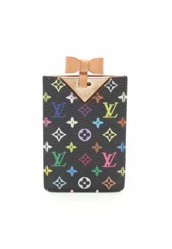 Pre-loved LOUIS VUITTON Etui Miloir Classic Monogram multi Black mirror PVC Black -Louis Vuitton Shop louis vuitton 5248 9276936 4