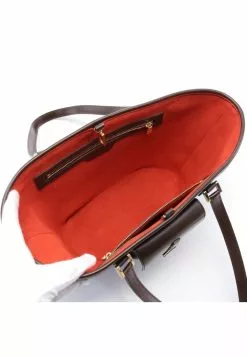 Pre-loved LOUIS VUITTON Manosque PM Black checkerboard grid Shoulder Bag Tote Bag PVC Genuine Leather Brown -Louis Vuitton Shop louis vuitton 5249 0596936 3