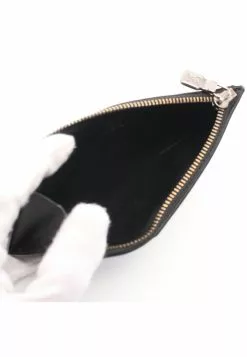 Pre-loved LOUIS VUITTON Classic Monogram Eclipse Reverse Card Slot Coin Pouch PVC Genuine Leather Black Grey -Louis Vuitton Shop louis vuitton 5250 8396936 3