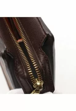 Pre-loved LOUIS VUITTON Venice PM Black checkerboard grid Handbag Tote Bag PVC Genuine Leather Brown -Louis Vuitton Shop louis vuitton 5255 5396936 8