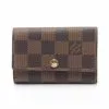 Pre-loved LOUIS VUITTON Multicore6 Black checkerboard grid 6 holes Key Pouch PVC Brown -Louis Vuitton Shop louis vuitton 5258 1596936 1