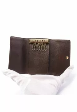 Pre-loved LOUIS VUITTON Multicore6 Black checkerboard grid 6 holes Key Pouch PVC Brown -Louis Vuitton Shop louis vuitton 5259 1596936 3