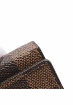 Pre-loved LOUIS VUITTON Multicore6 Black checkerboard grid 6 holes Key Pouch PVC Brown -Louis Vuitton Shop louis vuitton 5259 1596936 5