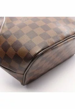 Pre-loved LOUIS VUITTON Westminster PM Black checkerboard grid Handbag Tote Bag PVC Genuine Leather Brown -Louis Vuitton Shop louis vuitton 5261 6796936 5