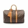 Pre-loved LOUIS VUITTON Keepall45 Classic Monogram Duffle Bag PVC Genuine Leather Brown -Louis Vuitton Shop louis vuitton 5262 0696936 1